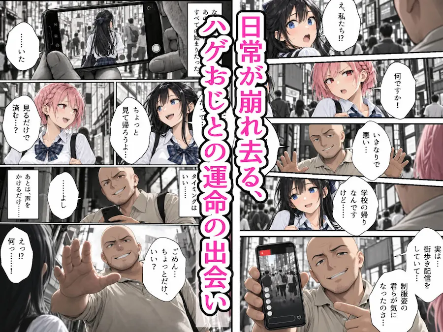 おっとり天然娘と生意気娘をダブルハメ撮り密着取材した話 無料サンプル1