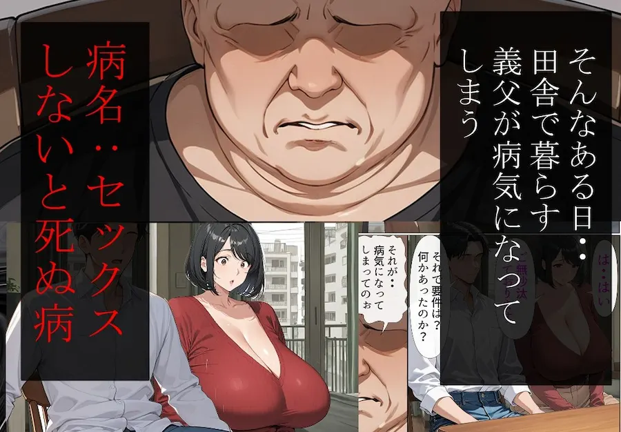 セックスしないと死ぬ病に親父がかかったので俺の妻が体を捧げる事になった 無料サンプル2