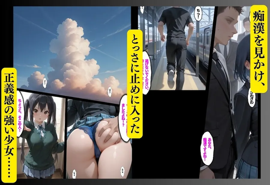 常習犯からの痴●!正義感の仇討ちに 無料サンプル1