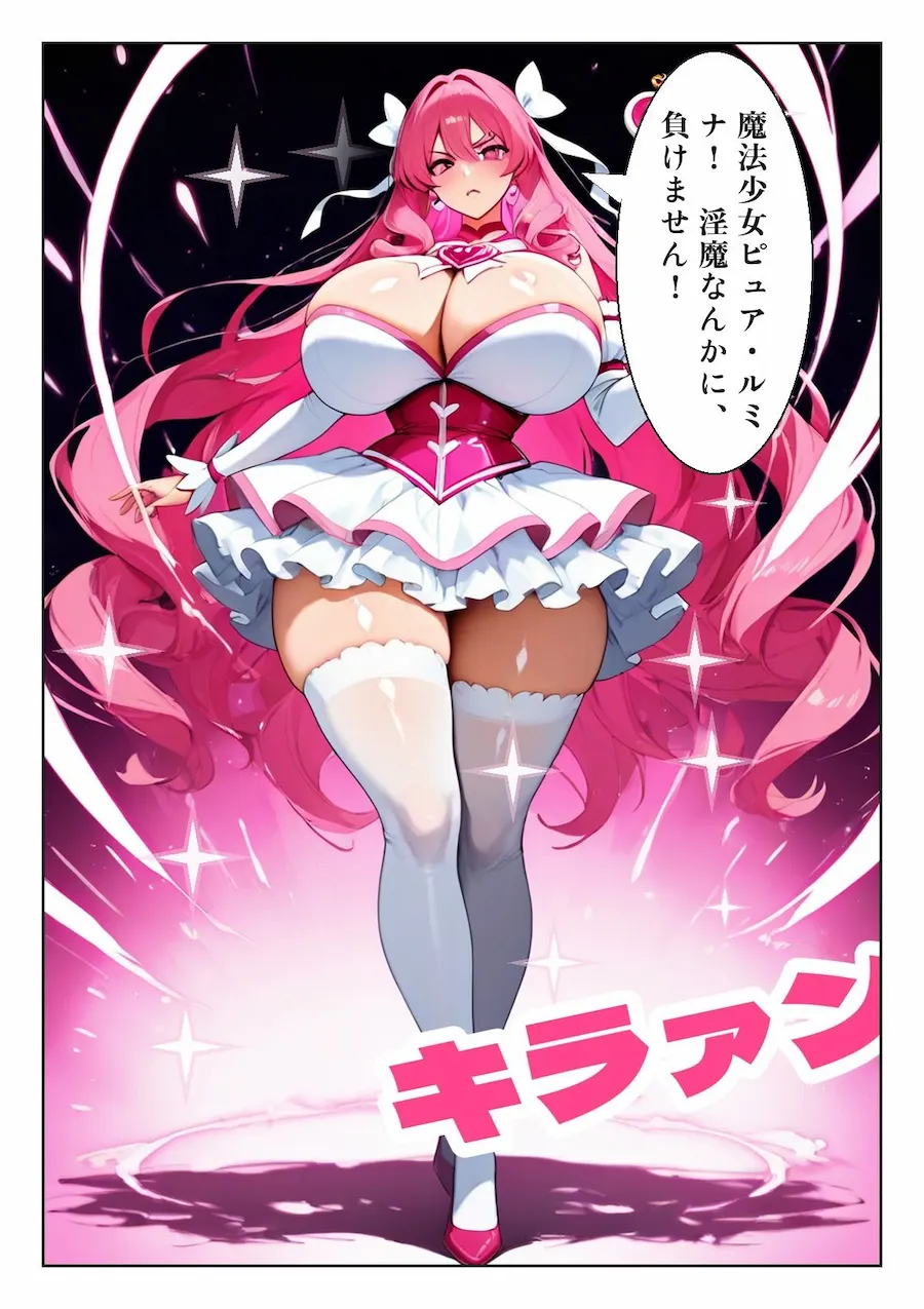 魔法少女ピュア・ルミナ外伝 残業の夜、淫紋は疼く 〜変身できないOLは課長のデスクで堕とされる〜 無料サンプル6