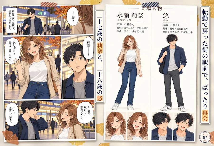 再会した彼女と、ふたりきりの週末 無料サンプル1