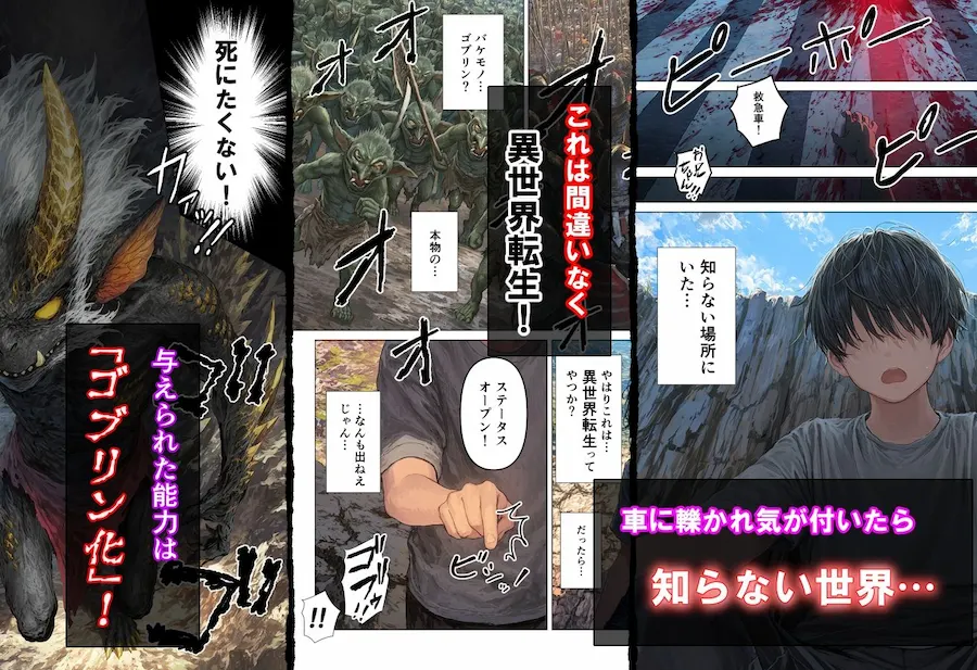 異世界転生したらゴブリンに変身して世界を救ったり性欲が暴走したり！ 無料サンプル3
