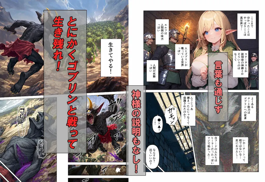 異世界転生したらゴブリンに変身して世界を救ったり性欲が暴走したり！ 無料サンプル4