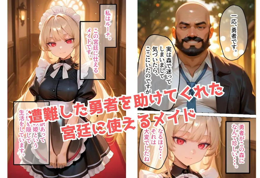 メイドちゃんがチン棒に服従した件2【全Pセリフあり】 無料サンプル1