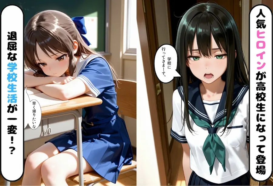 人気ヒロインが路地裏に連れてかれ強●レ●プされた話ア〇ドルマスター編 無料サンプル1