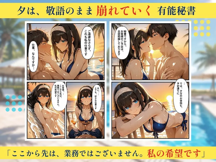 朝から晩までハーレムリゾート 【ア〇マス】2 無料サンプル6