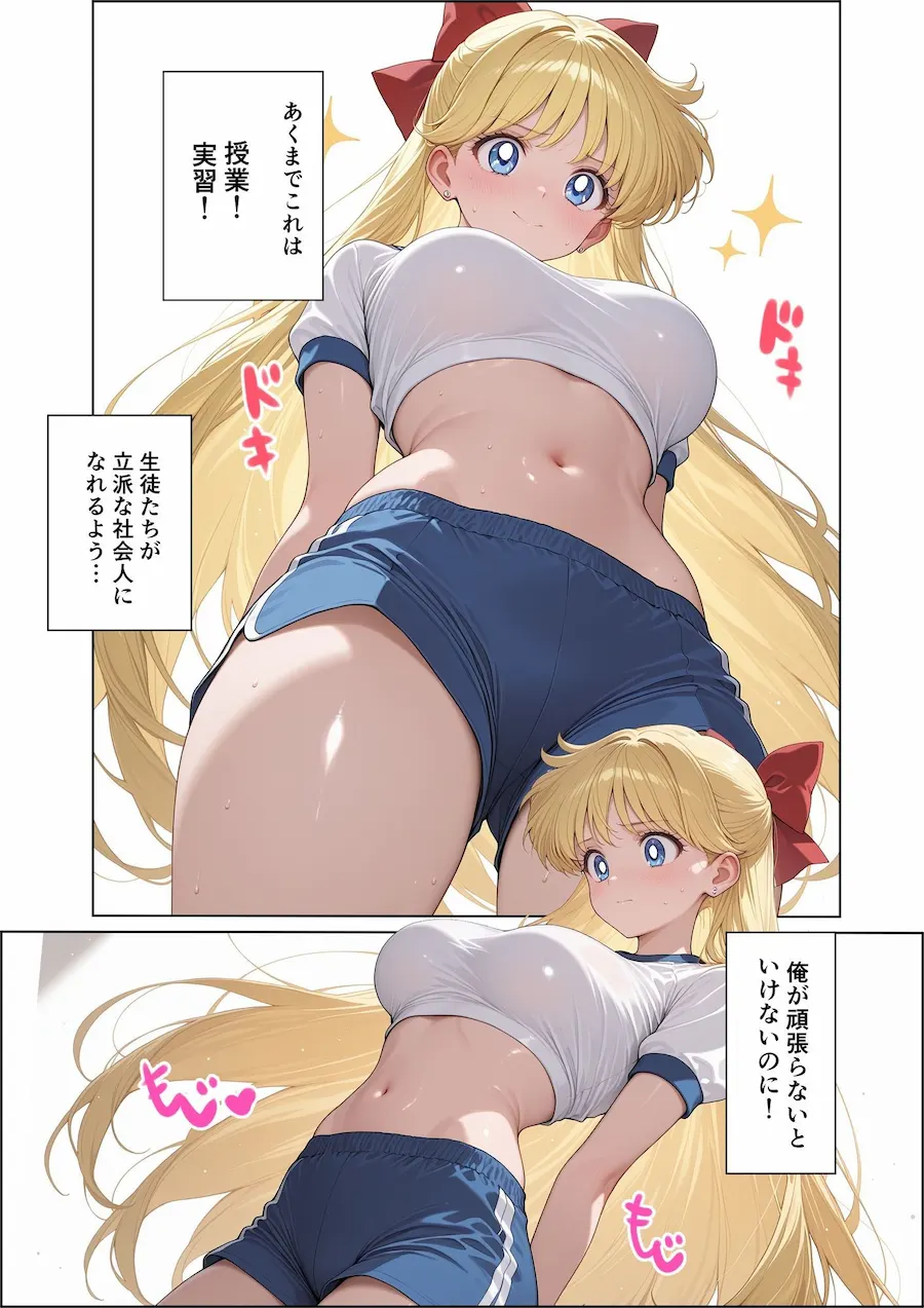 性接待実習〜先生がヤりたいだけなんていやそんなわけ〜【セ〇ラームーン】 無料サンプル7