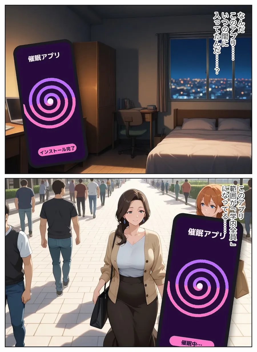 【即抜き特化】気になっていた学内の女の子全員に催●アプリみせてみた 無料サンプル5