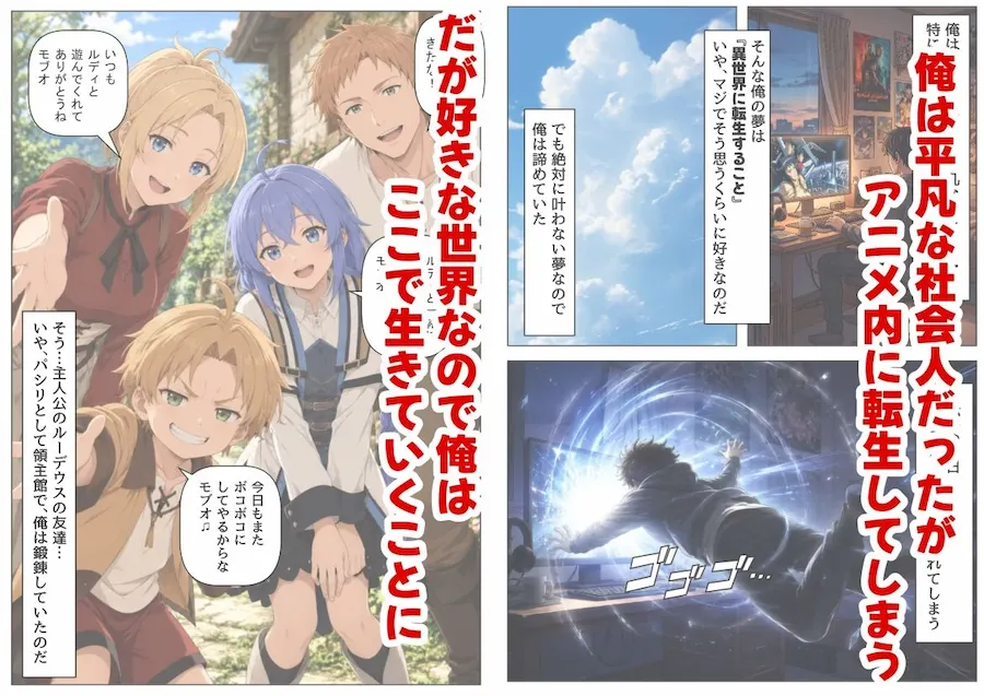 無色世界にモブ転生 ナナホ●編 無料サンプル1