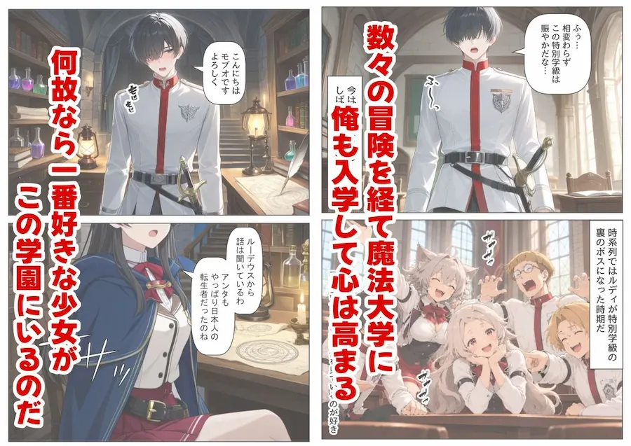 無色世界にモブ転生 ナナホ●編 無料サンプル2