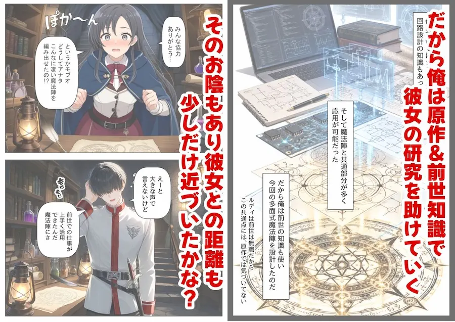 無色世界にモブ転生 ナナホ●編 無料サンプル4