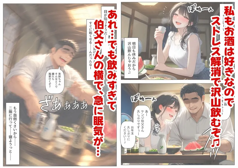 目を覚ますと、伯父さんが上に乗っていた 無料サンプル2