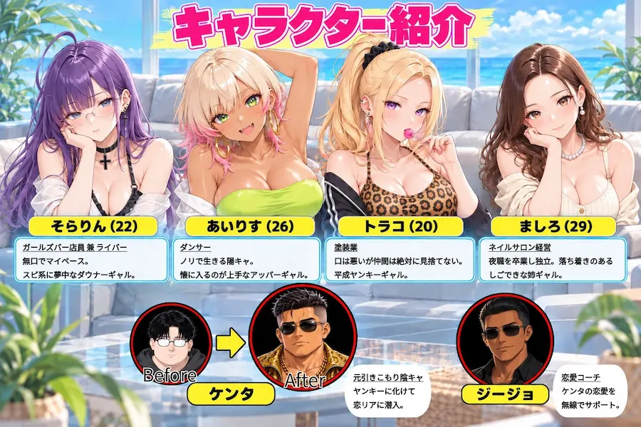 モブ上等〜ギャルだらけの恋愛リアで弱男が無双する話 無料サンプル1