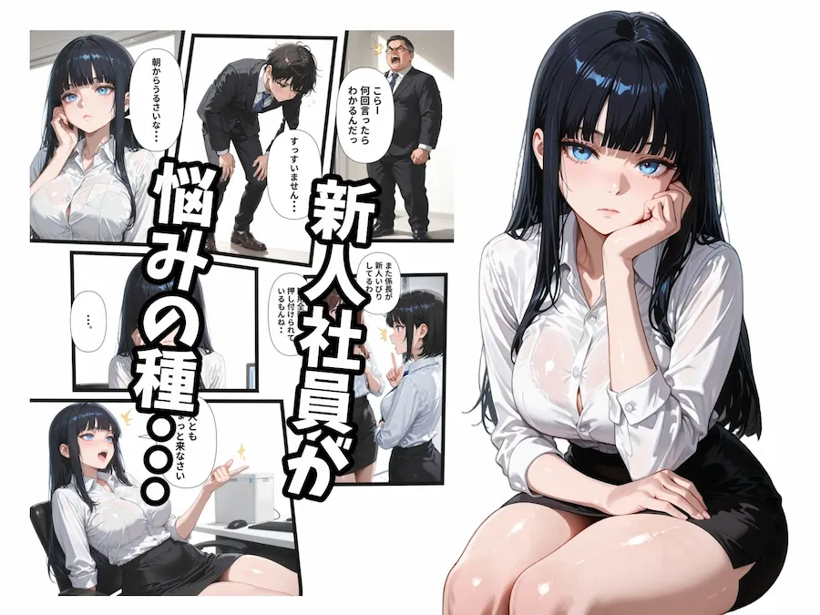 女体化おじさん部長3 〜恋した新人も女体化!?〜 無料サンプル1