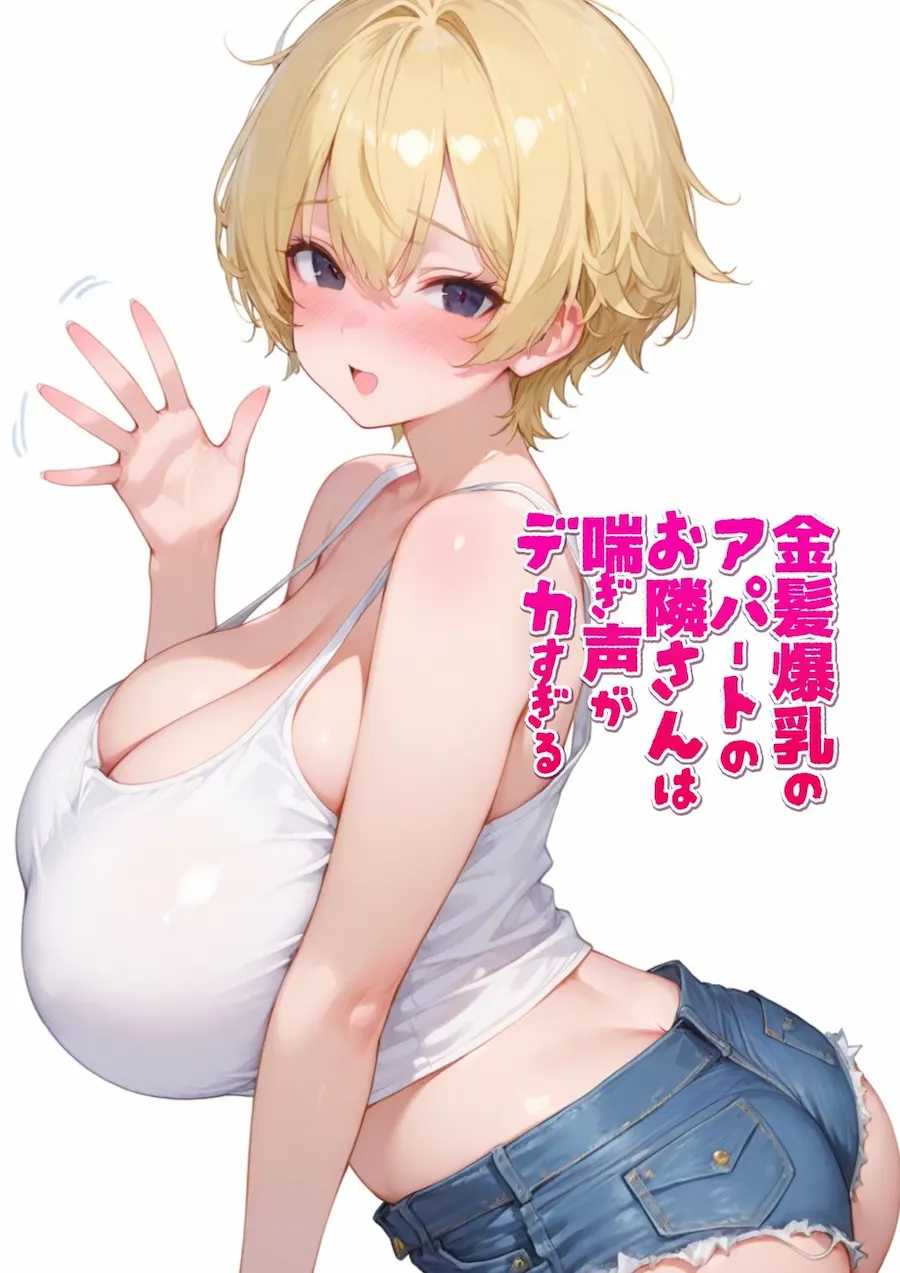 金髪爆乳のアパートのお隣さんは喘ぎ声がデカすぎる 無料サンプル1