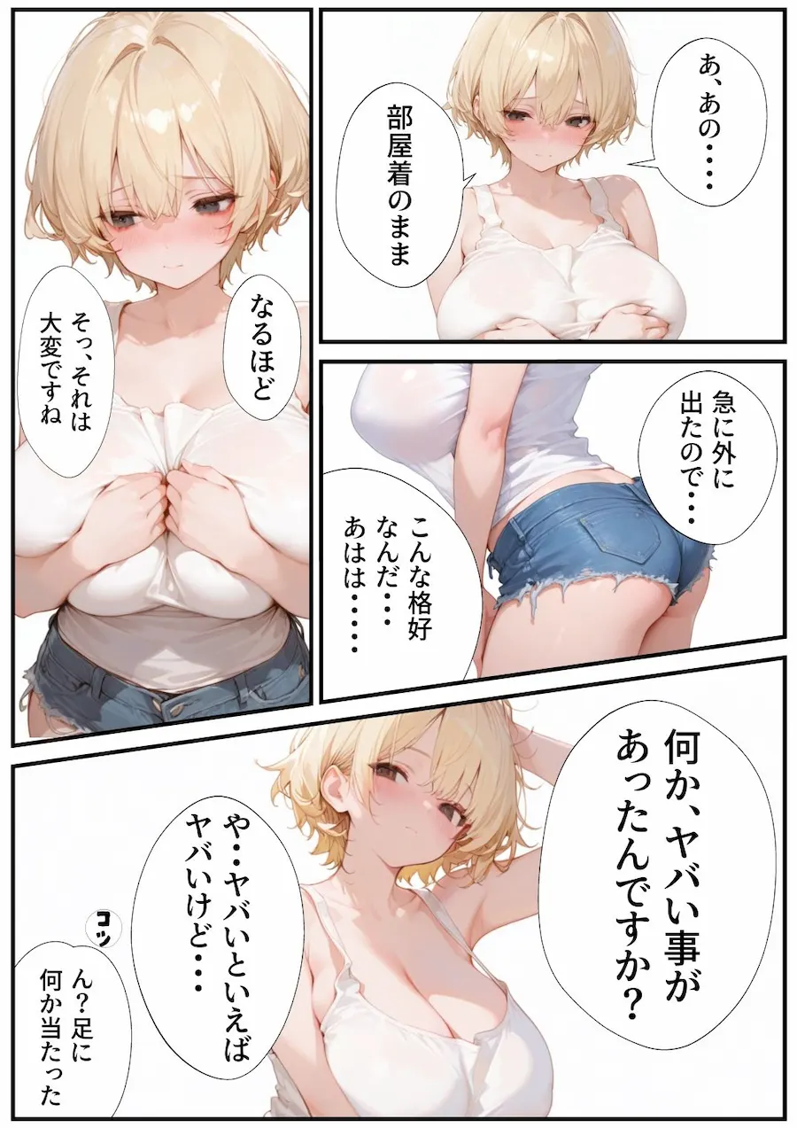 金髪爆乳のアパートのお隣さんは喘ぎ声がデカすぎる 無料サンプル8