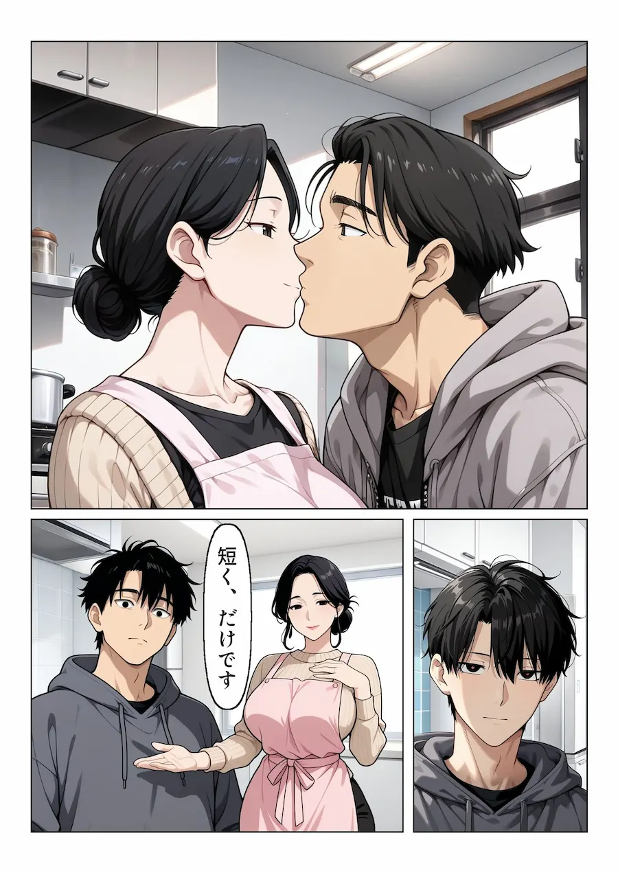 人妻NTR〜夫の出張中、回覧板を届けに来た隣人に何度も中出しされる〜 無料サンプル4