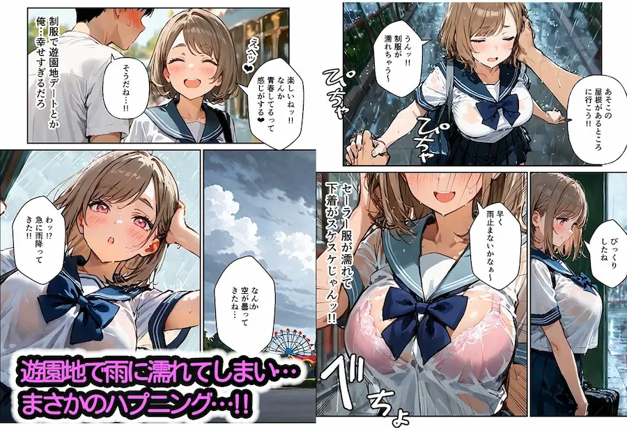 初めての純愛彼女といちゃラブ旅行!コスプレのままハメちゃった 無料サンプル4