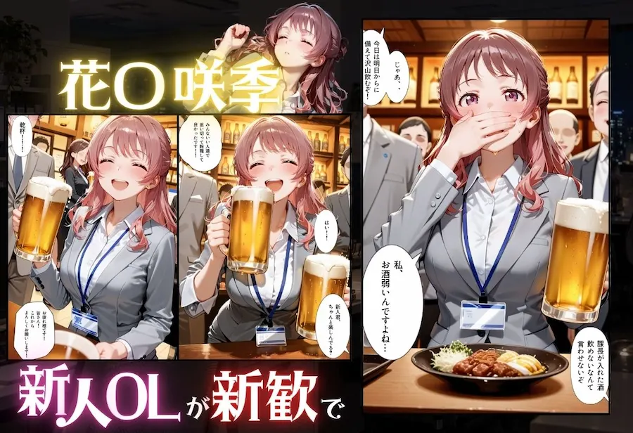 新人OLが新歓でキモ上司に寝取られる話ア〇ドルマスター2編 無料サンプル1