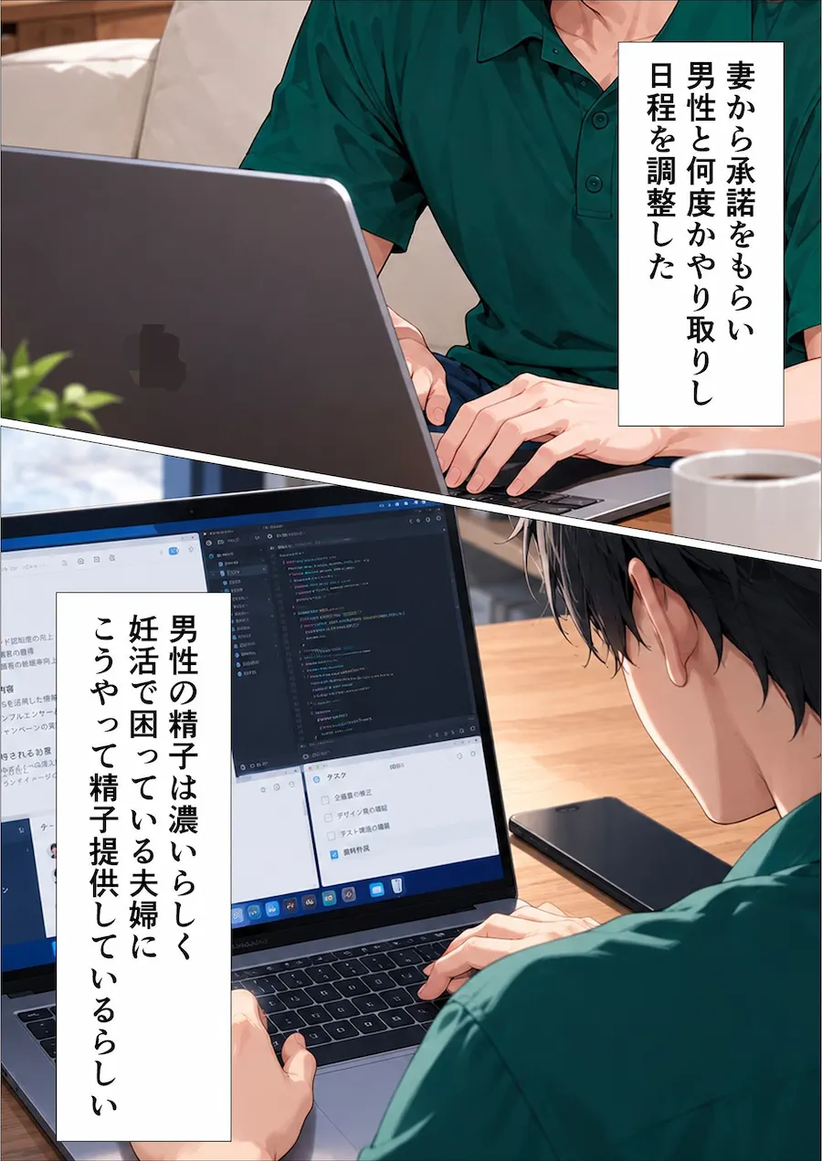 精子提供者に何度も種付され妊娠確定孕ませセックス 無料サンプル3