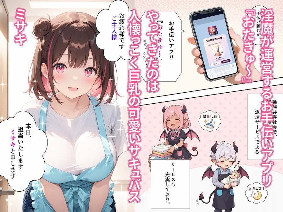 こちら淫魔派遣協会 〜お世話大好き サキュバスちゃんとのいちゃいちゃ搾精SEX〜 無料サンプル1