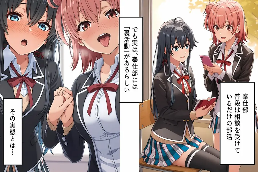 奉仕部裏活動〜あなたの性欲処理します〜 無料サンプル1
