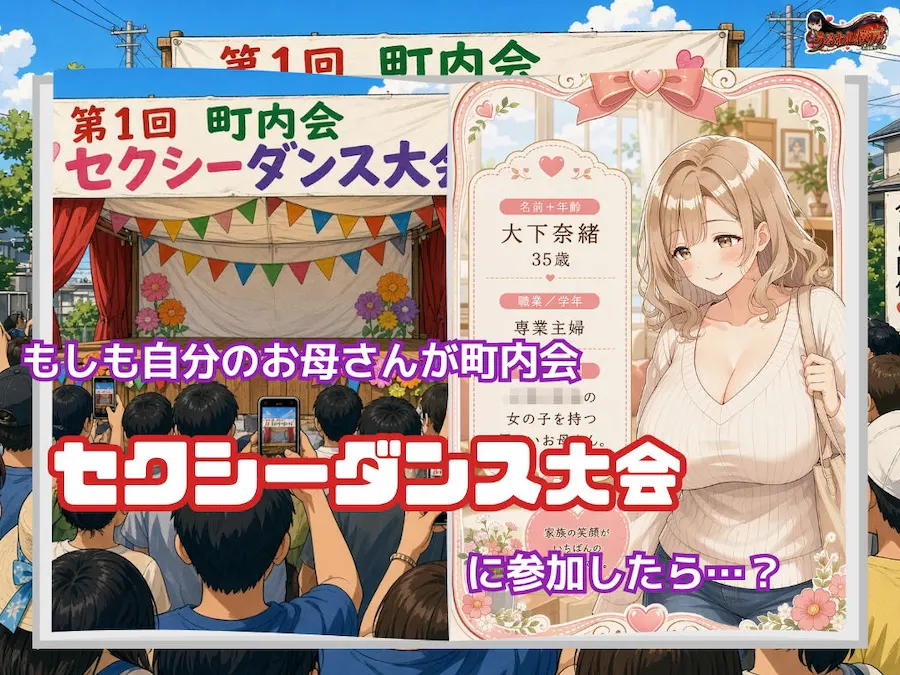 善さんシリーズ4・爆乳だらけの町内会セクシー水着ダンス大会！ 無料サンプル1