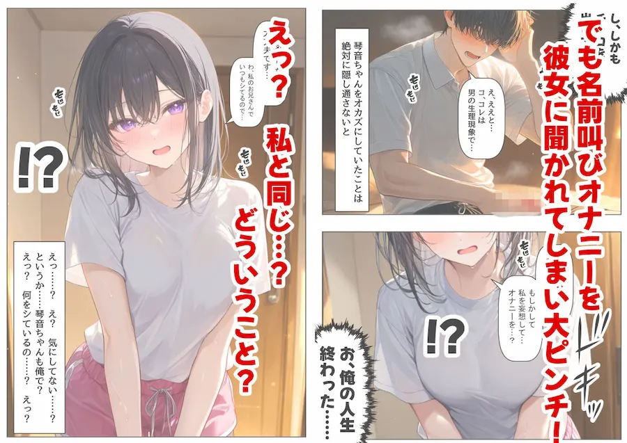 妹と親友♀が泊まりにきた 無料サンプル4